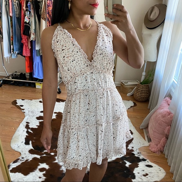 BaeVely Spring Fling Mini Ruffle Dress M - Picture 4 of 10